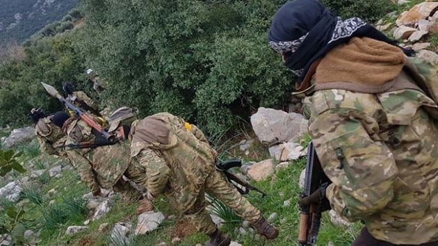TSK'nn Afrin'de terr rgtne ynelik operasyon balatmasnn ardndan PYD saflarnda savaan bir grup rgtten ayrldn duyurdu