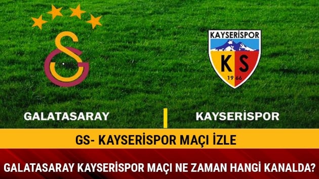 Galatasaray Kayserispor ma 3-1 bitti