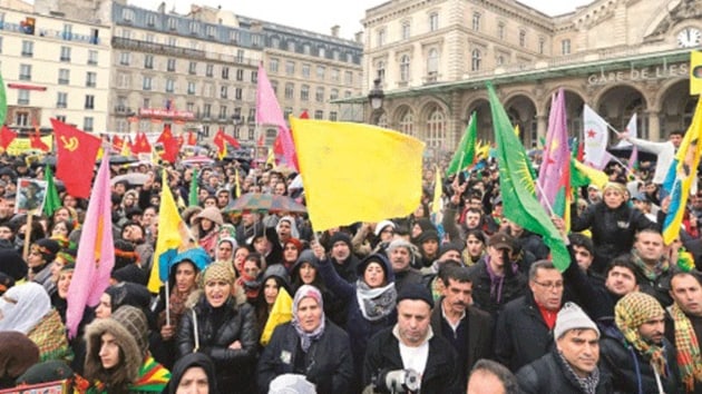 Fransa'dan terr rgt PYD/PKK yandalarna souk du!