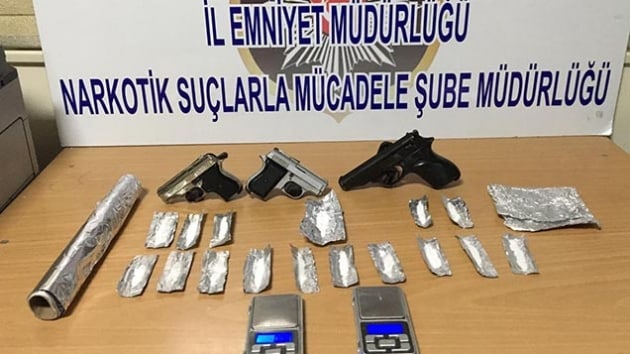 Kayseri'de uyuturucu operasyonu: 3 gzalt