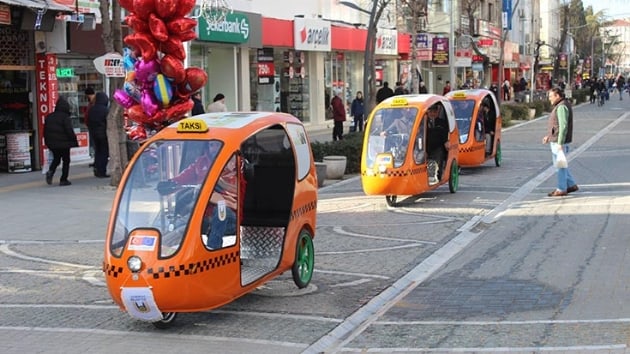 Trkiye'de bir ilk: Elektrikli bisiklet taksi hizmete balad hem de cretsiz