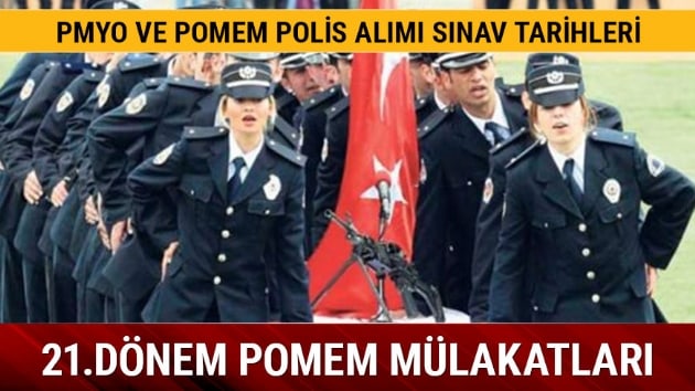 EGM POMEM, PMYO, PAEM bavuru tarihi ve artlar 2018 KPSS'li KPSS'siz polis memur alm
