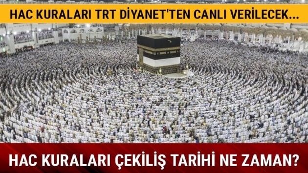 Diyanet hac kesin kaytlar ne zaman ve nasl yaplacak?