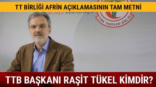 Rait Tkel kimdir neden gzaltna alnd TTB bakan Rait Tkel nereli Afrin bildirisi nedir neler syledi