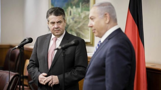 srail ve Almanya 'canl yaynda' att: Netanyahu Gabriel'in szn kesti