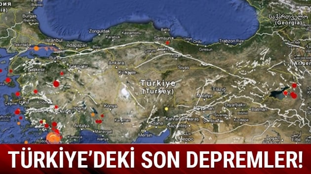 Son depremler yine korkuttu