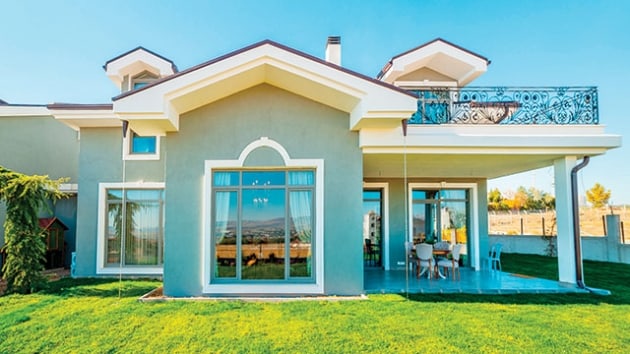 Is�nma giderinde ezber bozan villa