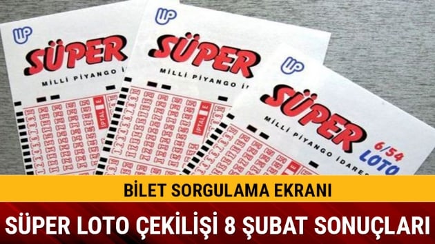 Sper Loto 8 ubat sonular akland
