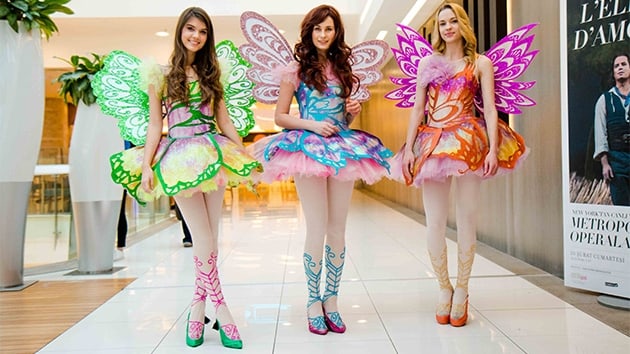 ocuklar Winx dnyas zel gsteriminde nl youtber Meryem Canla bulutu!