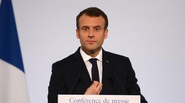 Fransa Cumhurbakan Macron: Sivillere kullanrsa kimyasal silahlarn bulunduu yeri vururuz