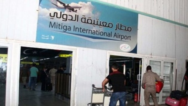 Libya'daki Mitiga Havaliman'nda uular tekrar balad   