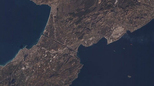 Milli uydumuz RASAT Yunanistan' uzaydan grntledi