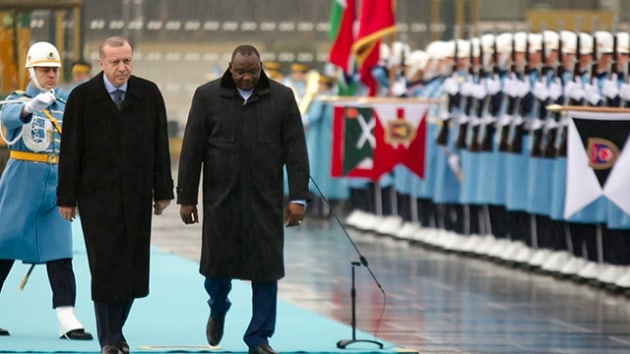 Cumhurbakan Erdoan, Gambiya Cumhurbakann karlad  