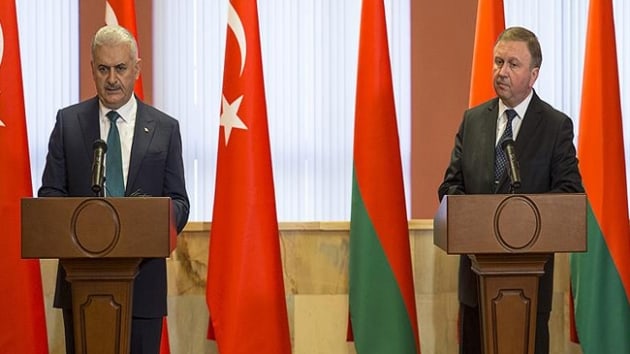 Babakan Yldrm: Trkiye ile Belarus ortak dncelere sahip