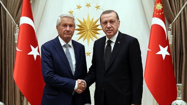 Cumhurbakan Erdoan, Avrupa Konseyi Genel Sekreteri'ni kabul etti