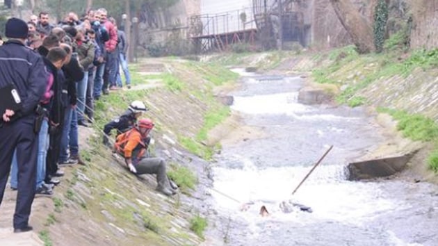 Bursa'da derede kadn cesedi bulundu