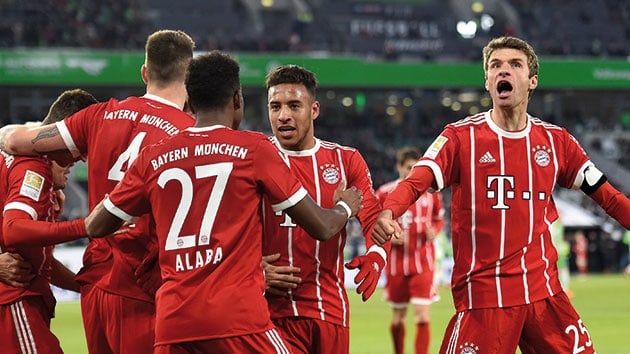 Bayern Mnih, Beikta ma ncesi deplasmanda Wolfsburg'u 2-1 malup etti