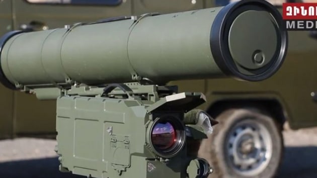 Rusya'dan Ermenistan'a lazer gdml tanksavar fzesi