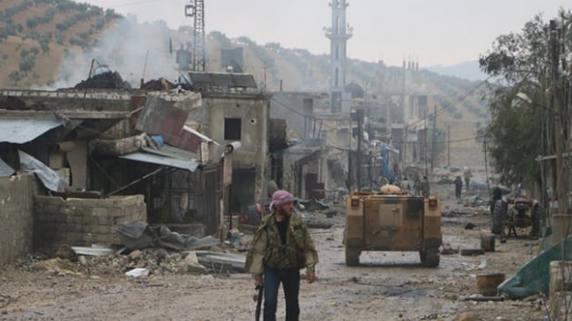 TSK ve SO, Afrin'in gneybatsndaki Bafler kyn terristlerden temizledi