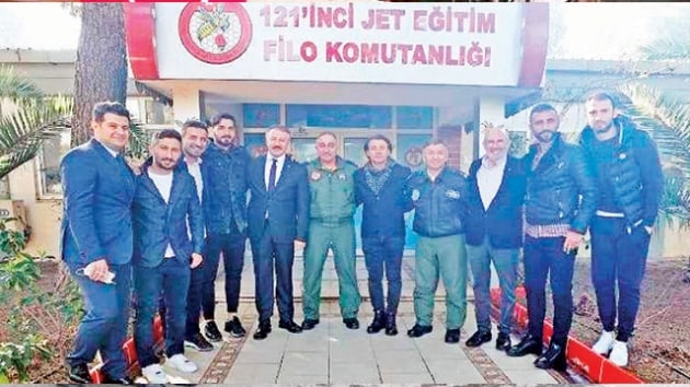 Gztepeden 121. Filoya ziyaret
