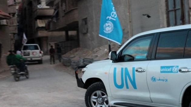 Birlemi Milletler'in yardm konvoyu Suriye'nin Dou Guta blgesine ulat