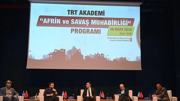 TRT Akademi ve HK'den 'Afrin ve Sava Muhabirlii' programda, gazeteciler tecrbelerini rencilerle paylat