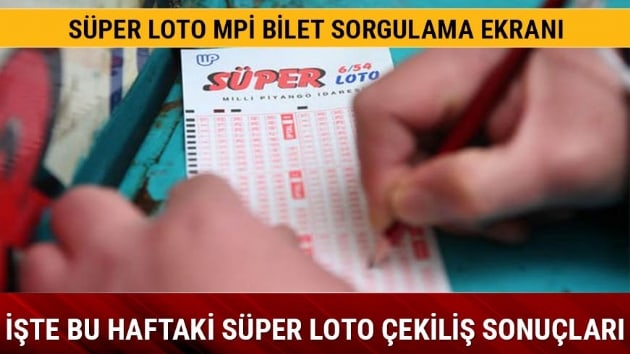 Sper Loto ekili sonular 8 Mart 2018