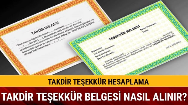 E Okul Takdir Teekkr belgesi nasl alnr?