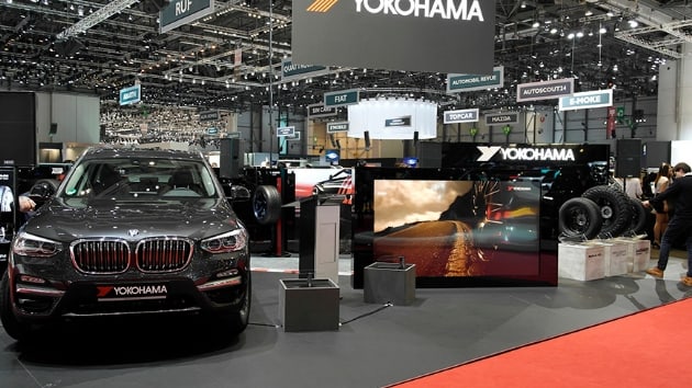 Yokohama, 3 yeni premium lastik modelini Cenevre Otomobil Fuarnda sergiledi