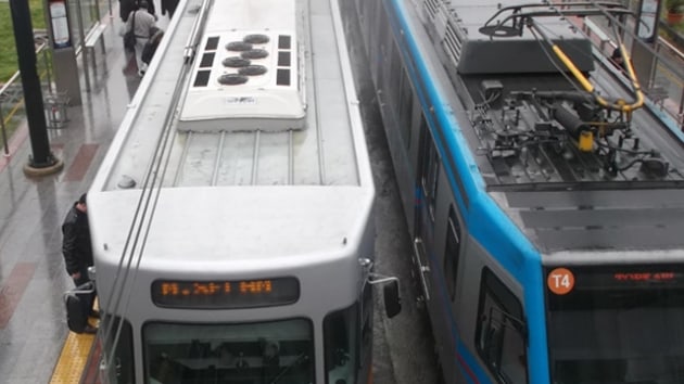 Topkap-Habipler tramvay hatt teknik arza nedeniyle seferlerini durdurdu