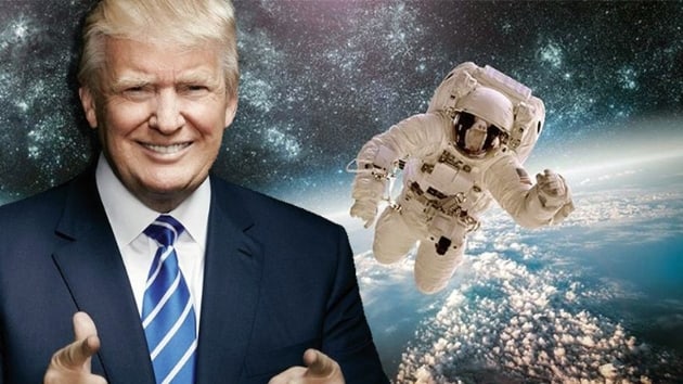 Donald Trump: Uzay tpk hava, deniz, kara gibi atma blgesi 