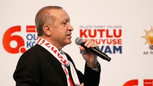 Cumhurbakan Erdoan: Baktk ki uslanacaklar yok mecburen ktei devreye soktuk