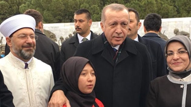 Cumhurbakan Erdoan'dan Aye Kader Yavuz'a tebrik