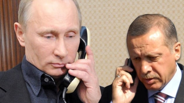 Cumhurbakan Erdoan, Putin'i arayarak tebrik etti 