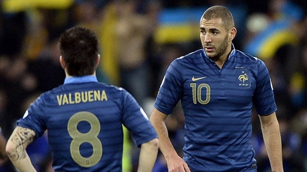 Karim Benzema'dan Valbuena'ya sert szler: Brak o el sende kalsn