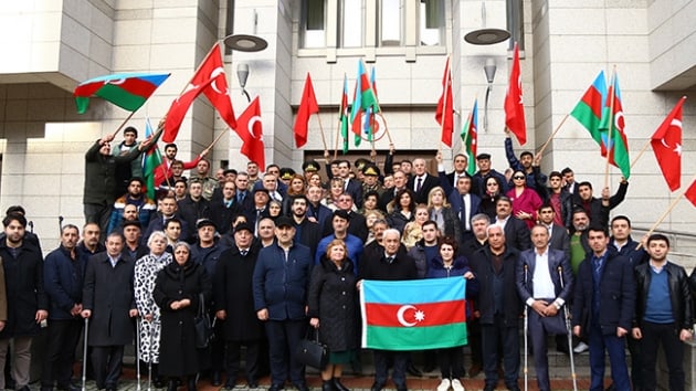 Azerbaycan'daki STK'lerden Zeytin Dal Harekat'na destek