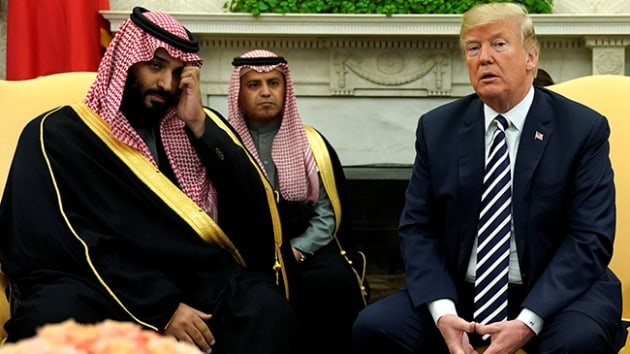Trump: Riyad ABD ekonomisi iin 'byk mteri'
