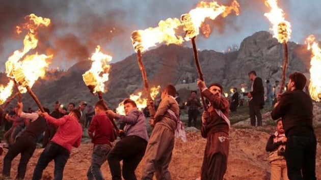 Irak'ta Nevruz kutlamalar dzenlendi