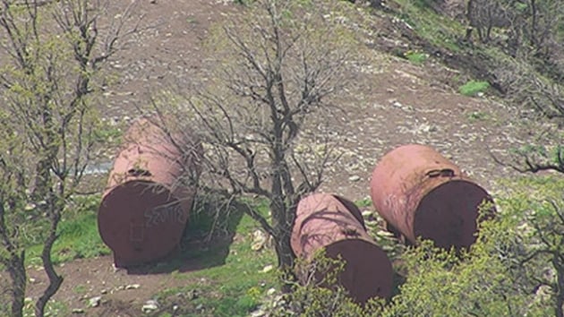 PKK'nn kaaklkta kulland tankerler de vuruldu