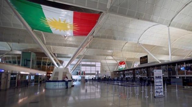 Erbil Havaalan'na uygulanan tahdit kaldrld