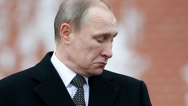 Time yeni saysnn kapanda Putin'i banda tala gsterdi