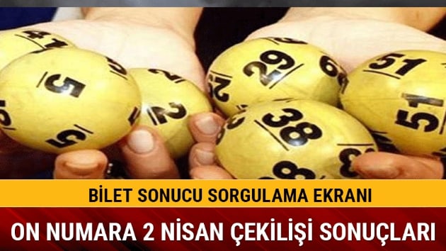 2 Nisan On Numara sonular akland
