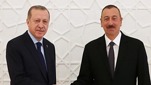 Cumhurbakan Erdoan Aliyev'i tebrik etti