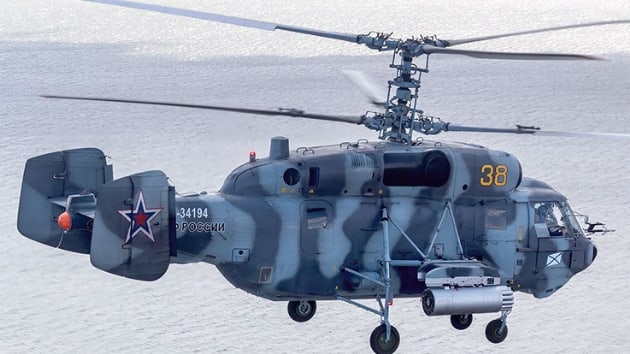 Rusya'da Baltk Deniz Filosu'na ait helikopter dt