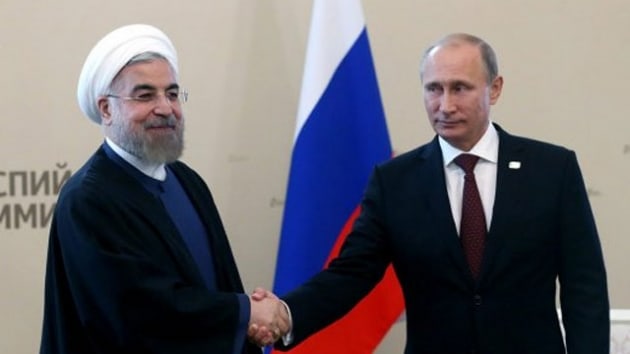 Putin, Ruhani ile Suriye'yi grt