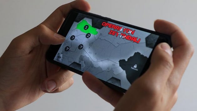 Zeytin Dal Harekat'ndan 'mobil oyun'