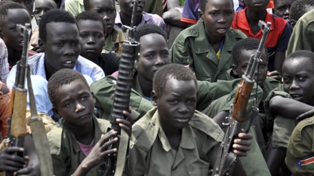 Gney Sudan'da 200'den fazla ocuk sava serbest braklacak