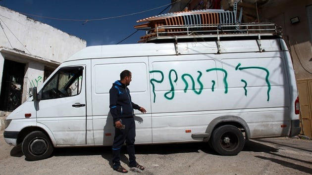 Bat eria'da Yahudi yerleimcilerden Filistinlilere rk saldr