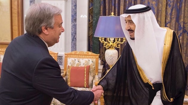 BM Genel Sekreteri Guterres Suudi Arabistan'da 