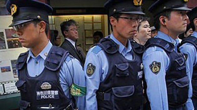 Japonya'da bir hrsz yakalamak iin 6 bin 600 polis grevlendirildi